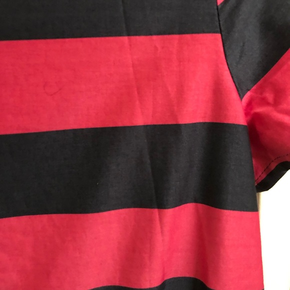 Lands End Pink and Blue Rugby Dress - Picture 4 of 4